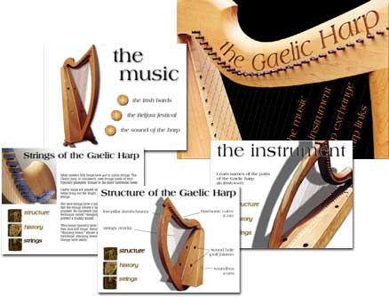 Tower Studios harp website